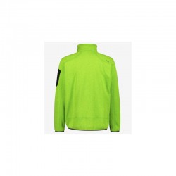 CMP MAN FLEECE KNIT ACIDO-OIL GREEN