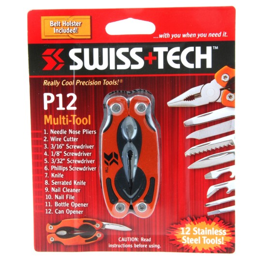 ΠΟΛΥΕΡΓΑΛΕΙΟ SWISS+TECH P12 MULTI-TOOL